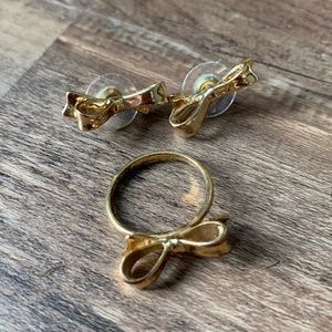 Kate Spade Ring and Earring Set